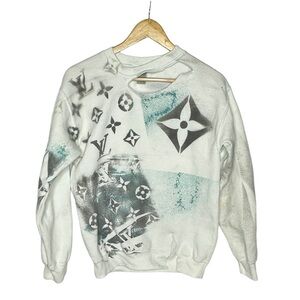 OOAK Luxury Style Graffiti Art Sweatshirt small